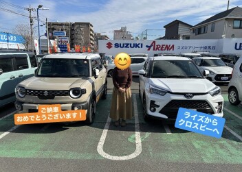 クロスビーご納車させていただきました